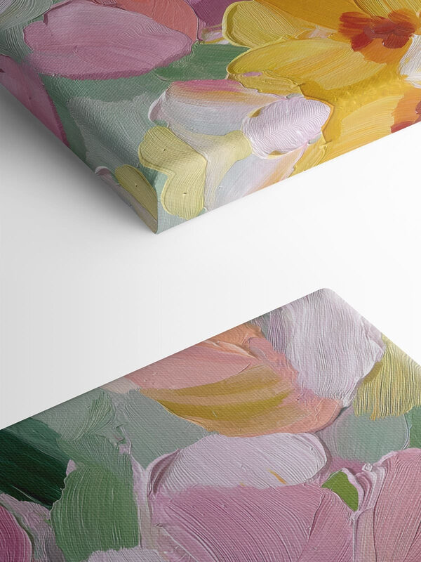 Bright blossoms in soft pastel hues Bright blossoms in soft pastel hues