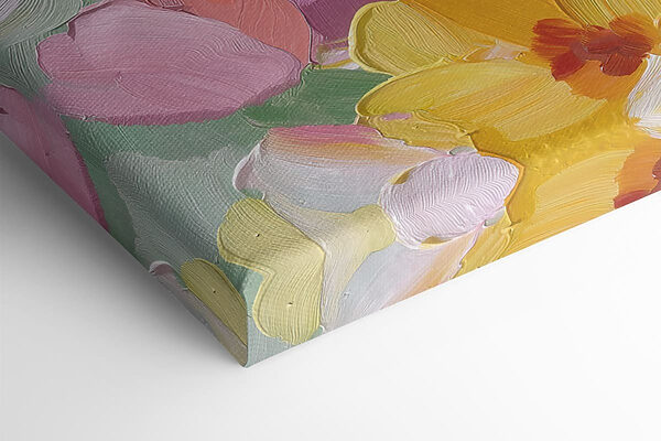 Bright blossoms in soft pastel hues Bright blossoms in soft pastel hues