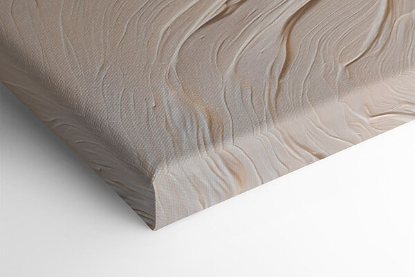 White surface with wavy lines White surface with wavy lines