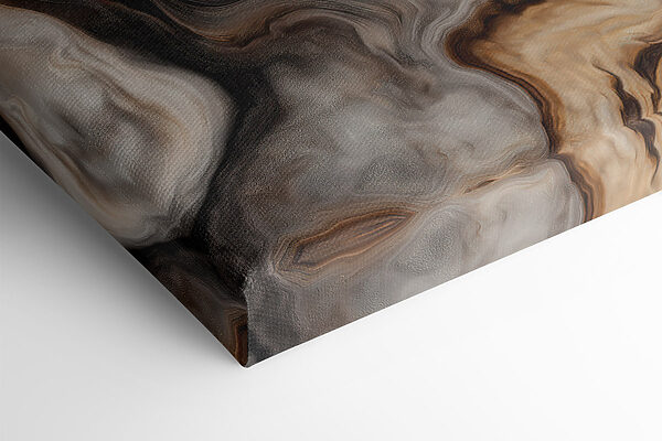 Flowing swirls of earthy tones