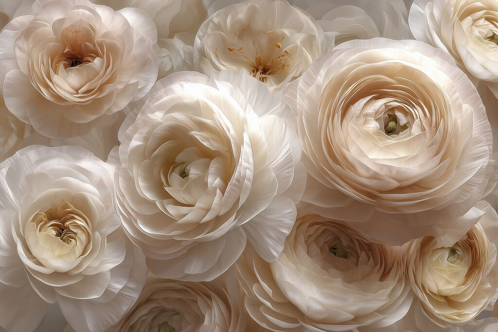 Group of white flowers
