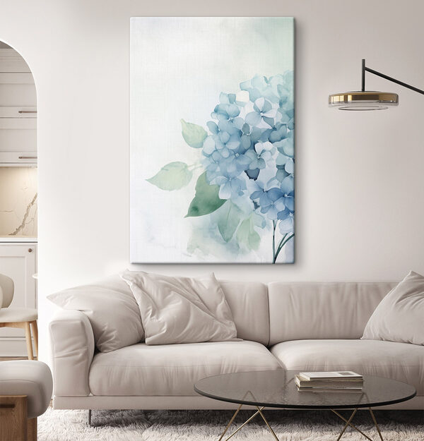 Delicate blooms in soft blue hues Delicate blooms in soft blue hues