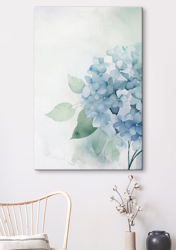 Delicate blooms in soft blue hues Delicate blooms in soft blue hues