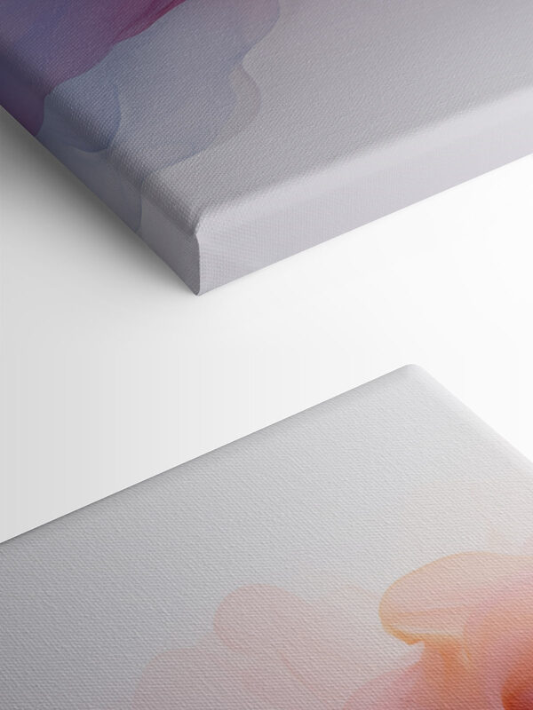 Colorful fabric in motion