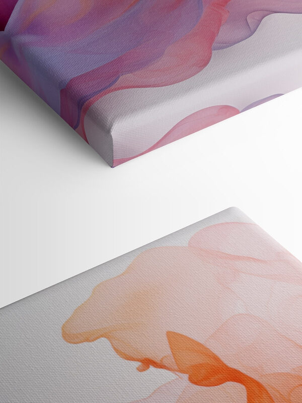 Colorful smoke in a white background Colorful smoke in a white background