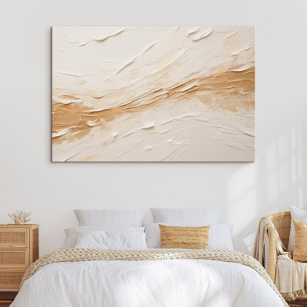 Soft tones create calming texture