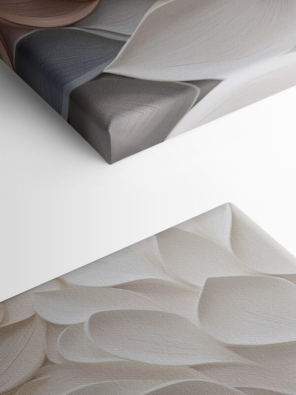 Soft, flowing shapes in subtle hues Soft, flowing shapes in subtle hues