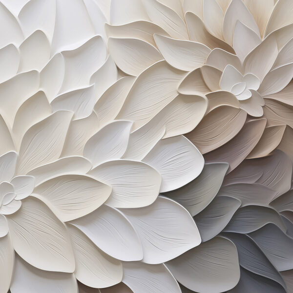 Delicate layered petals in soft hues