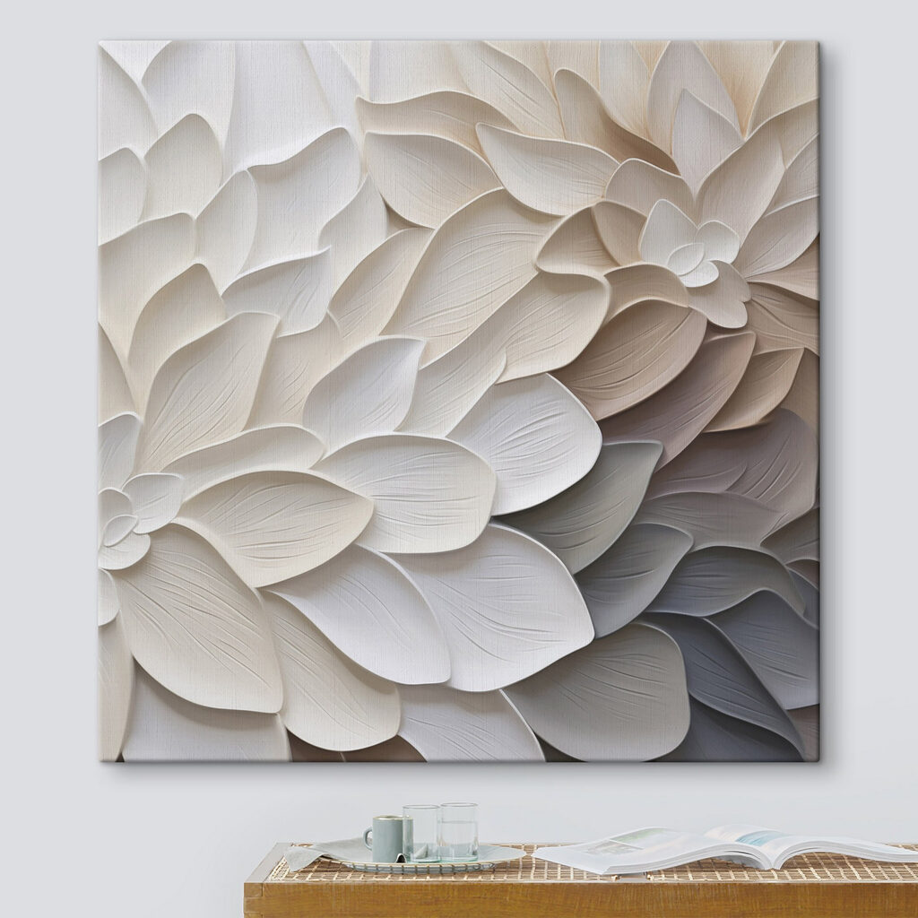 Delicate layered petals in soft hues