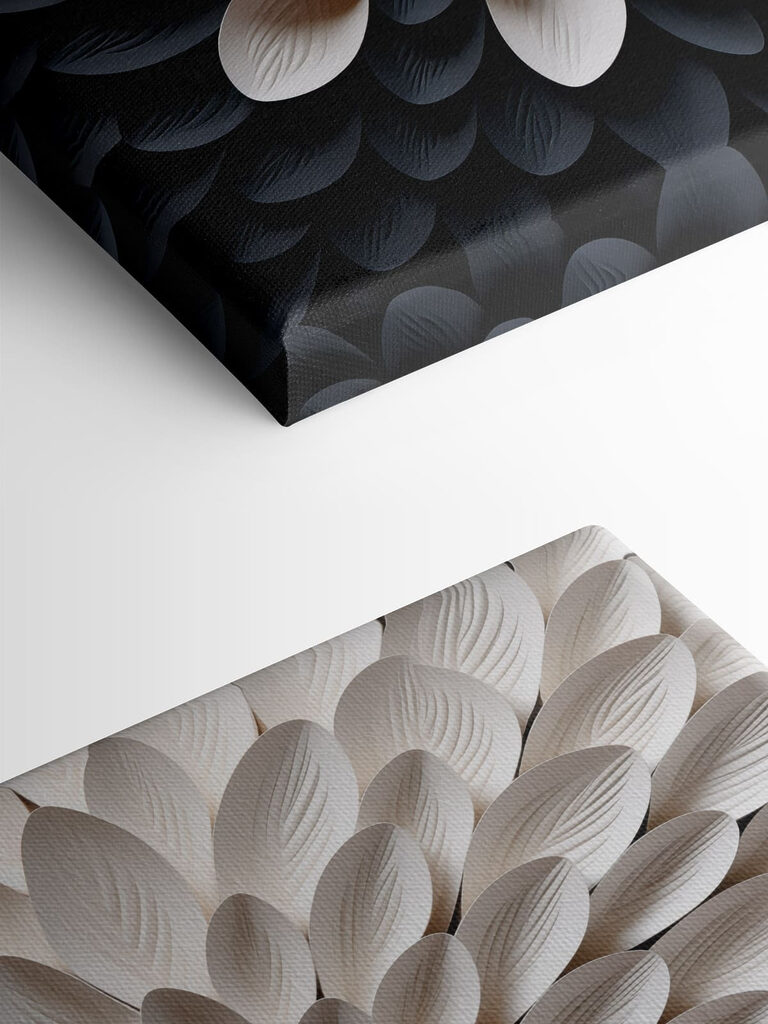 Elegant design in contrasting colors