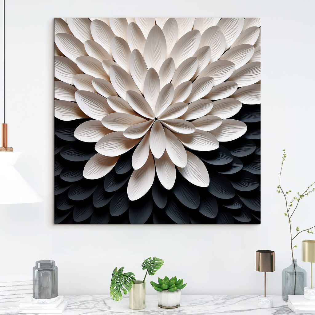 Elegant design in contrasting colors