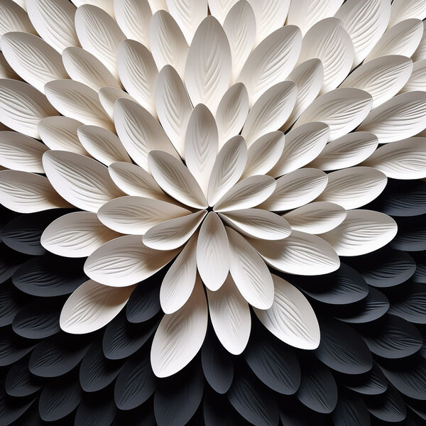 Elegant design in contrasting colors