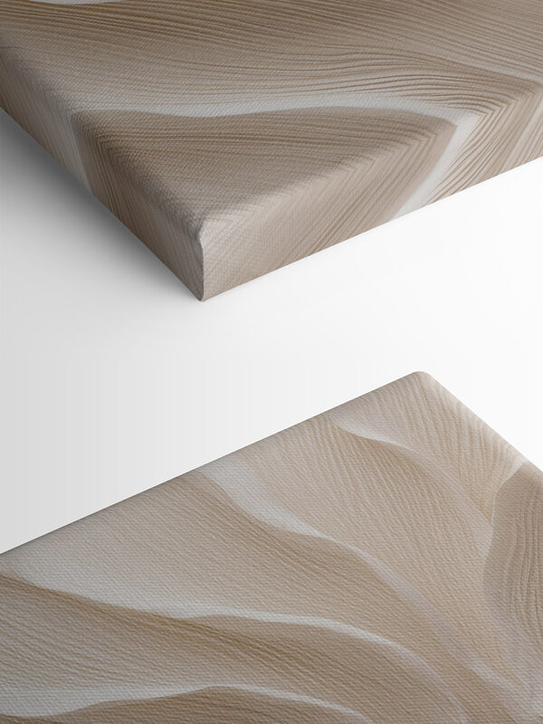 Flowing lines in soft neutral tones