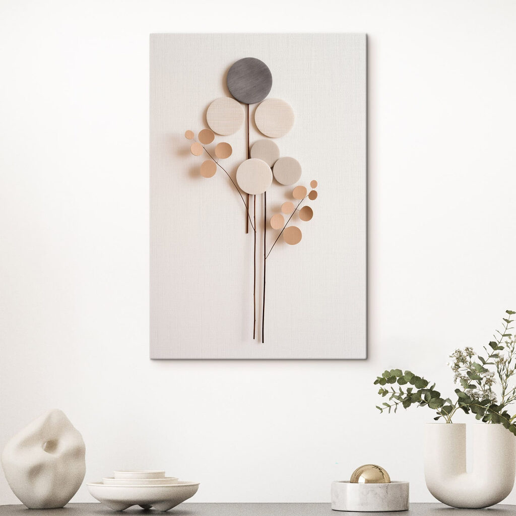 Group of circles on a stem