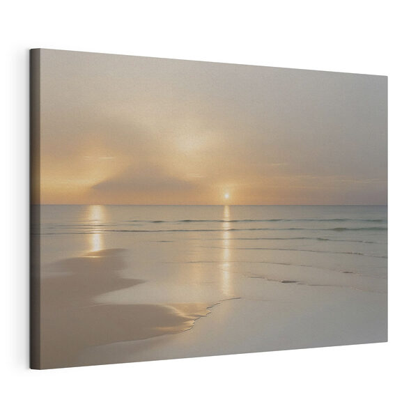 Wandbilder Wandbilder Sonnenuntergang über einem Strand (Artikelnummer: s49357)