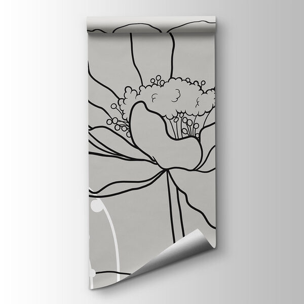 Drawing of flowers and leaves
