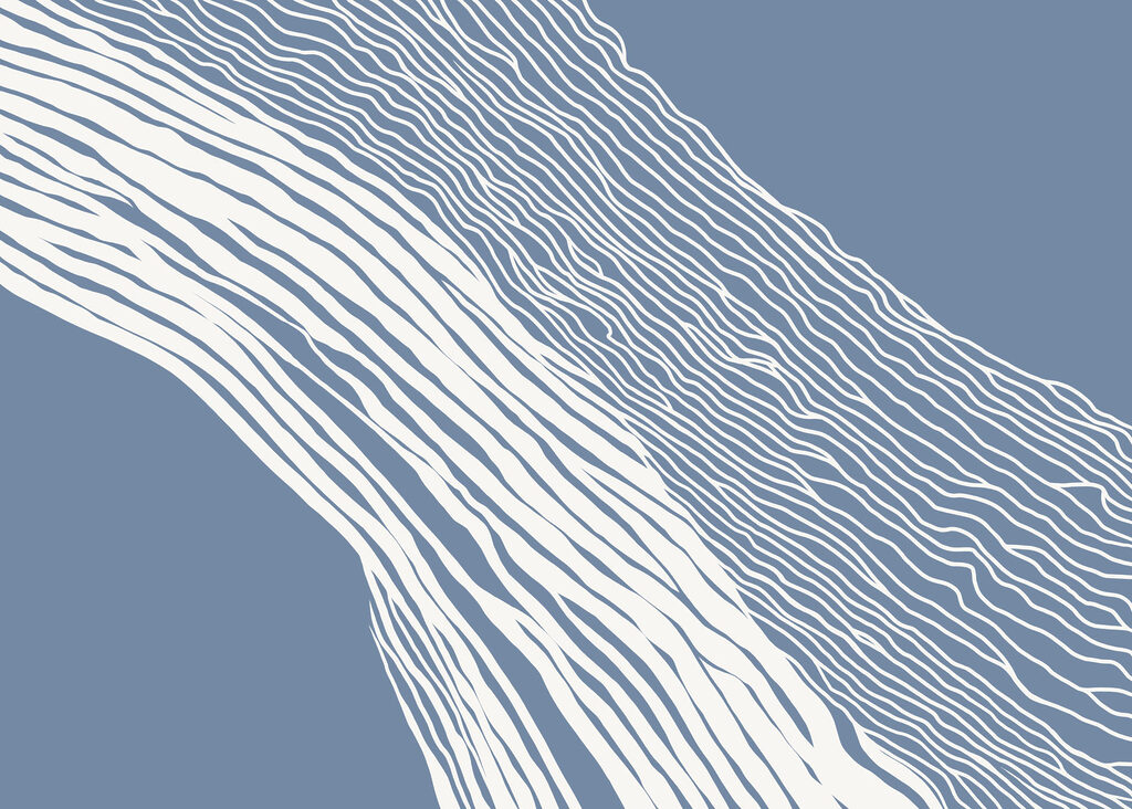 Blue and white background with white lines Blue and white background with white lines