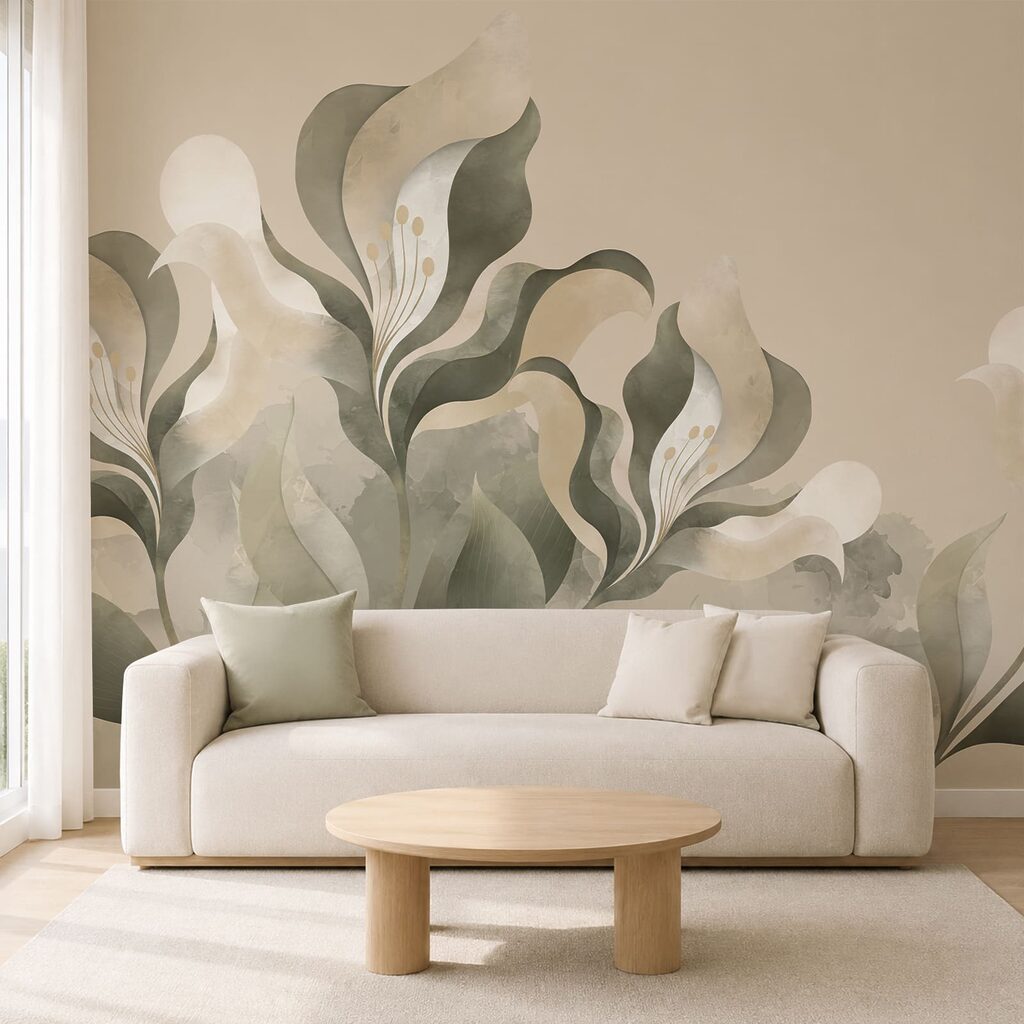 Zarte Blumenmotive vor einem sanften Hintergrund Zarte Blumenmotive vor einem sanften Hintergrund