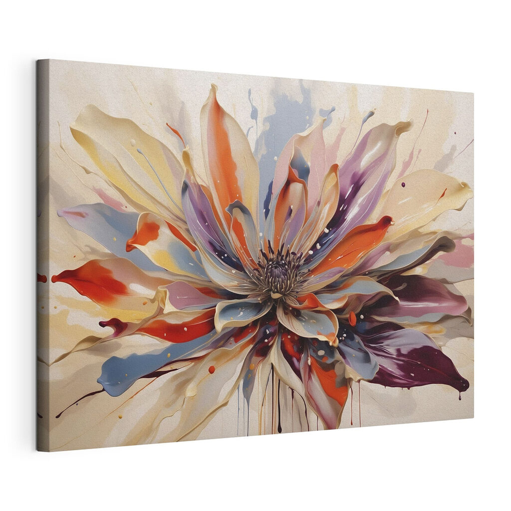 Painting of a flower Painting of a flower