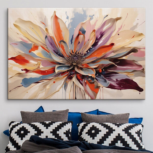 Painting of a flower Painting of a flower