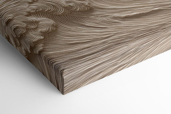 White fabric with waves