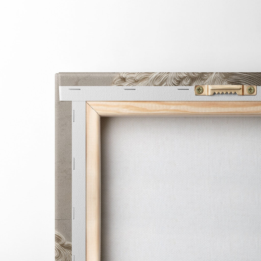White fabric with waves