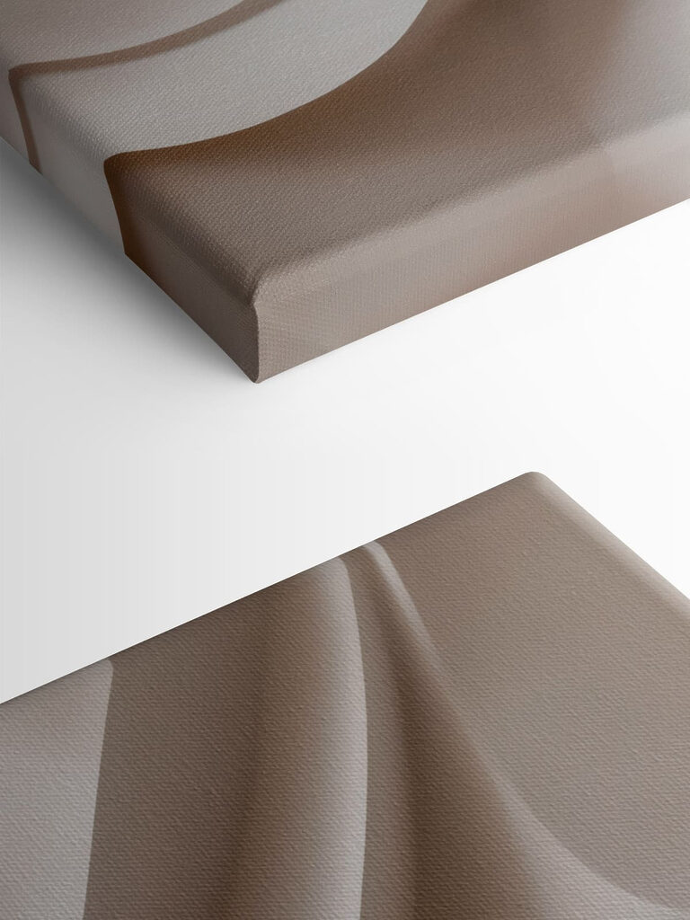 White wall with wavy lines White wall with wavy lines