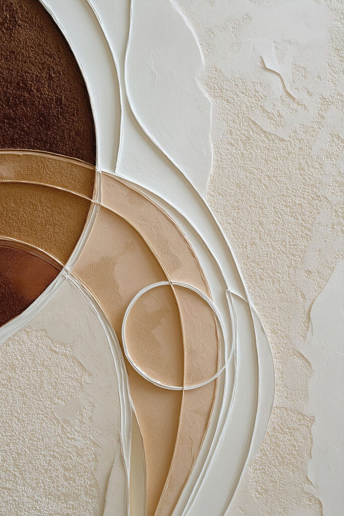 Fluid shapes in earthy tones Fluid shapes in earthy tones