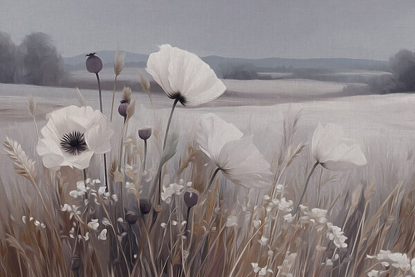Soft blooms in a serene landscape Soft blooms in a serene landscape