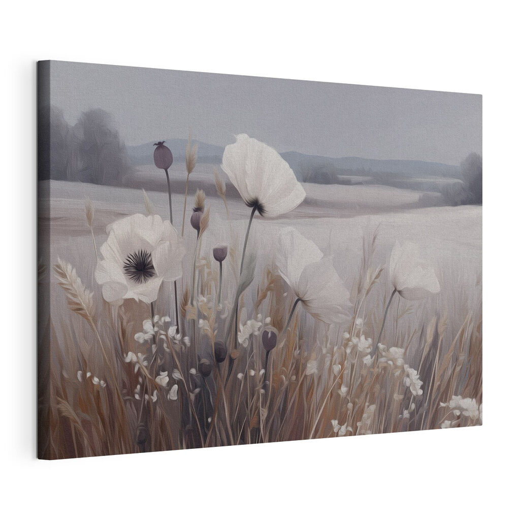 Soft blooms in a serene landscape Soft blooms in a serene landscape