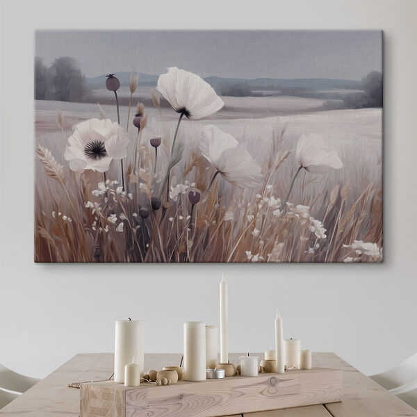 Soft blooms in a serene landscape Soft blooms in a serene landscape