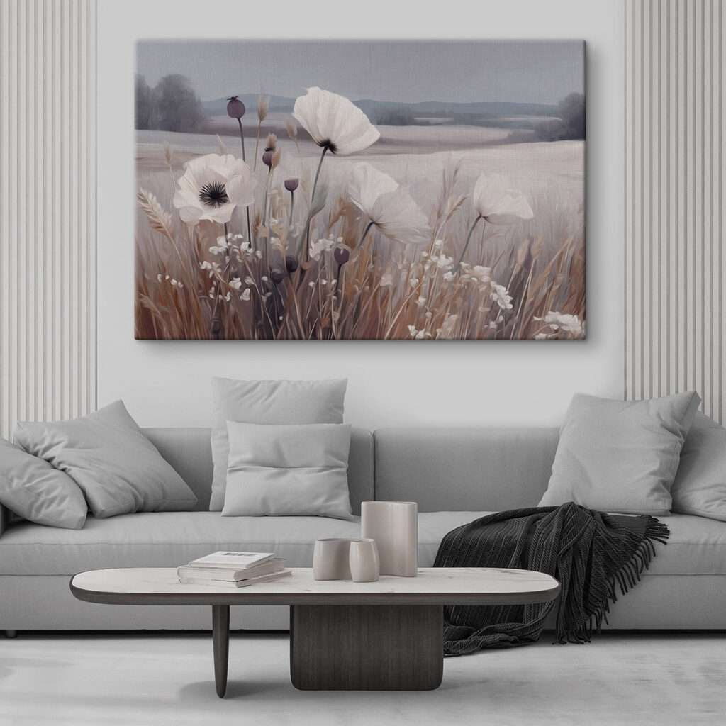 Soft blooms in a serene landscape Soft blooms in a serene landscape