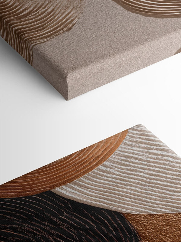 Flowing patterns in earthy tones Flowing patterns in earthy tones