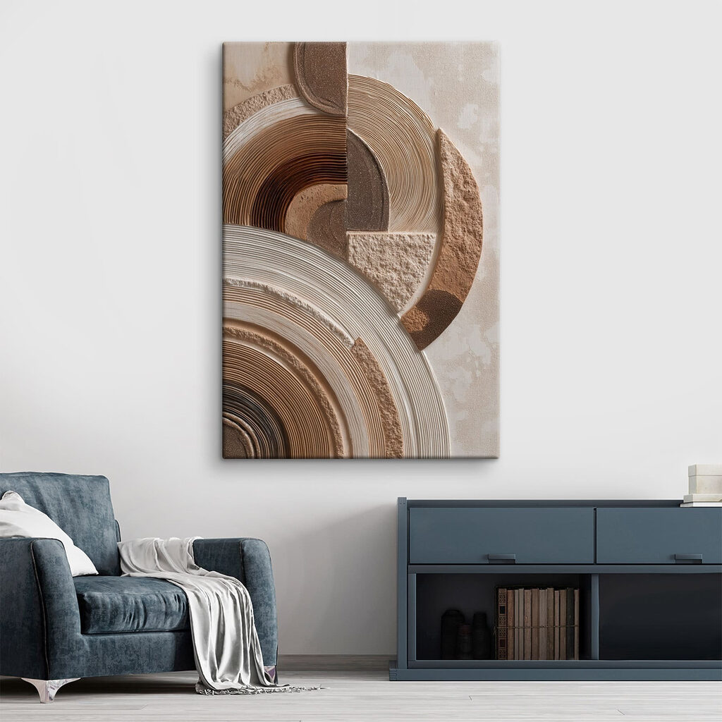 Organic shapes and patterns in harmony