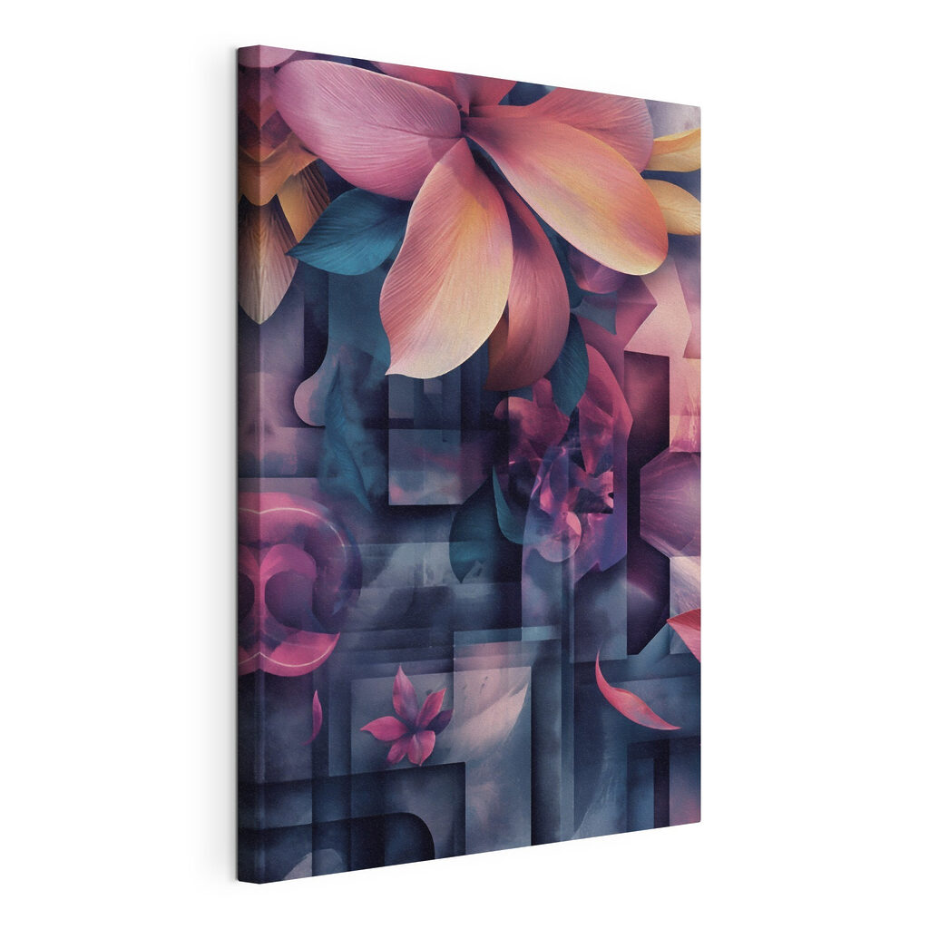 Colorful flower art with a variety of colors Colorful flower art with a variety of colors
