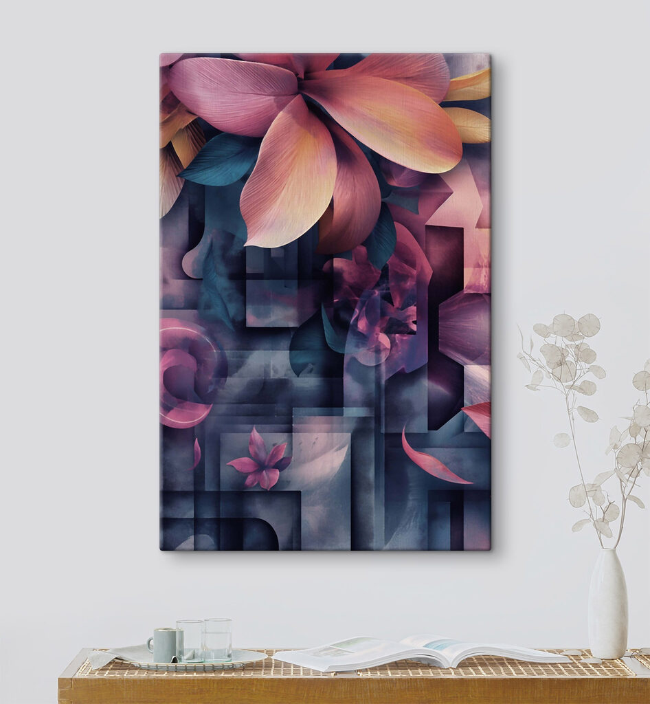 Colorful flower art with a variety of colors Colorful flower art with a variety of colors