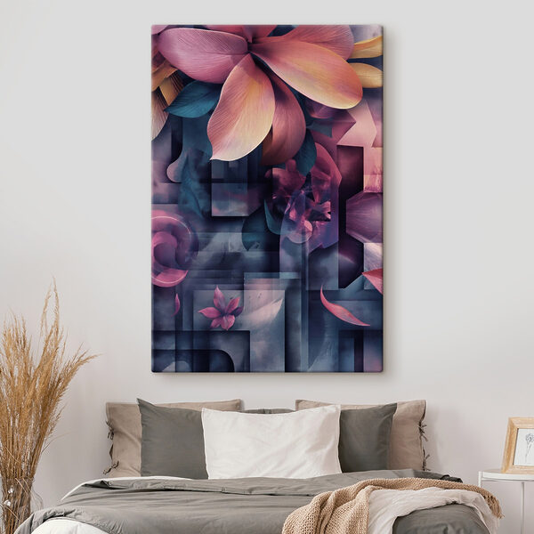 Colorful flower art with a variety of colors Colorful flower art with a variety of colors