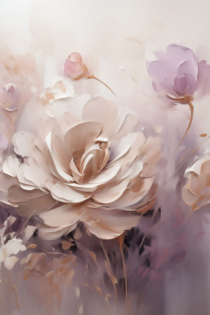 Painting of flowers Painting of flowers
