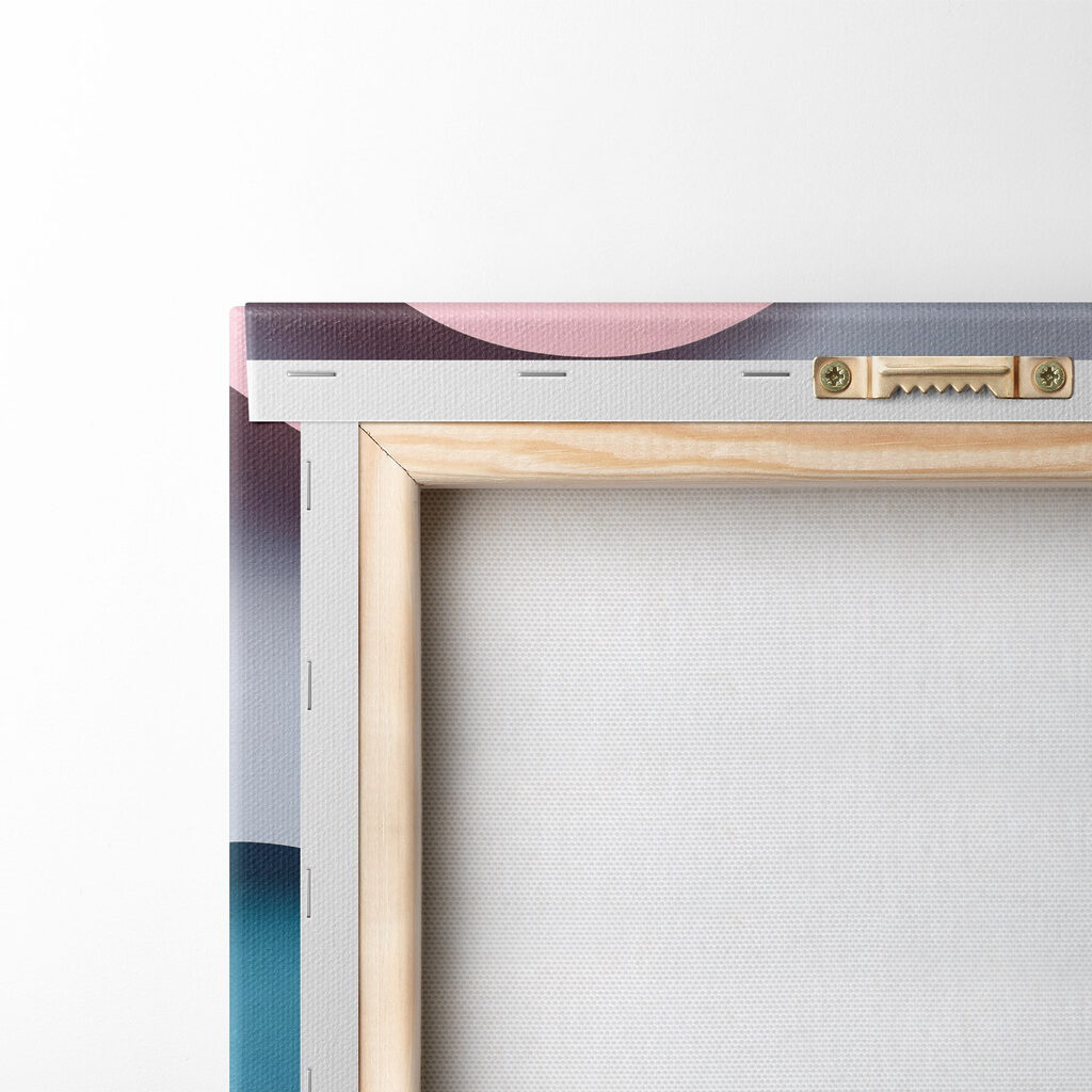 Colorful paper cut out shapes