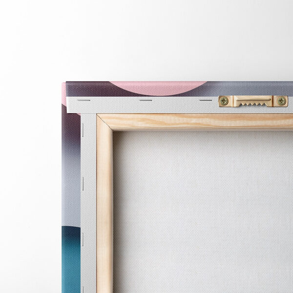 Colorful paper cut out shapes