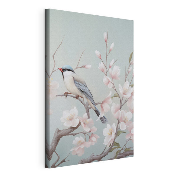 Wandbilder Vogel auf einem Ast mit Blumen (Artikelnummer: s49551) Wandbilder Wandbilder Vogel auf einem Ast mit Blumen (Artikelnummer: s49551)
