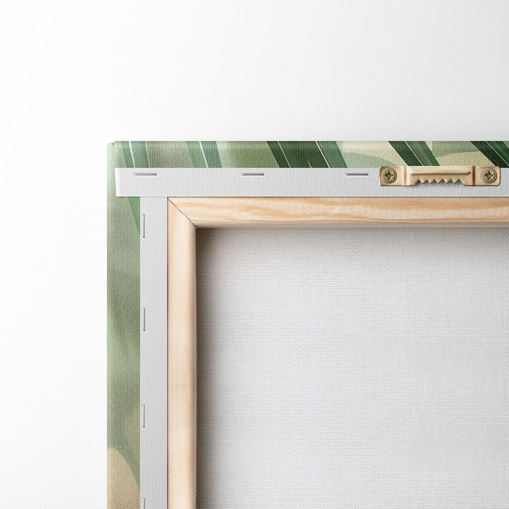 Lush greens create a serene backdrop
