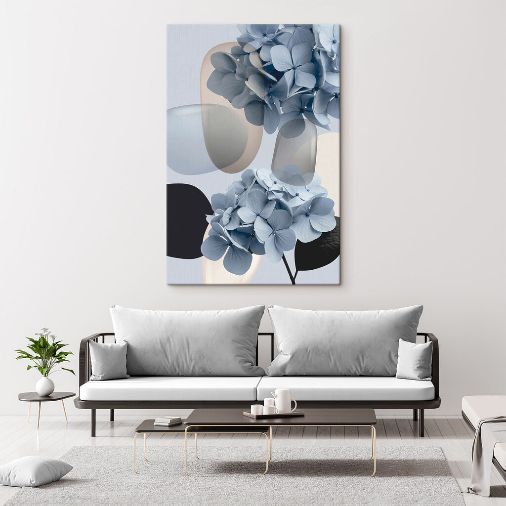 Group of blue flowers