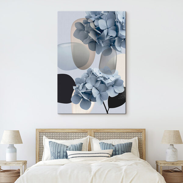 Group of blue flowers