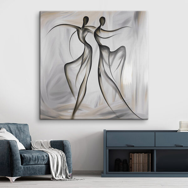 Couple of women dancing