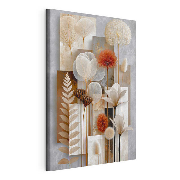 Wanddekorationen mit Blumen und Pflanzen Wandbilder Wanddekorationen mit Blumen und Pflanzen