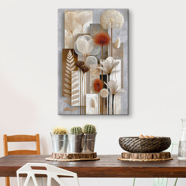 Wall art of flowers and plants Wall art of flowers and plants