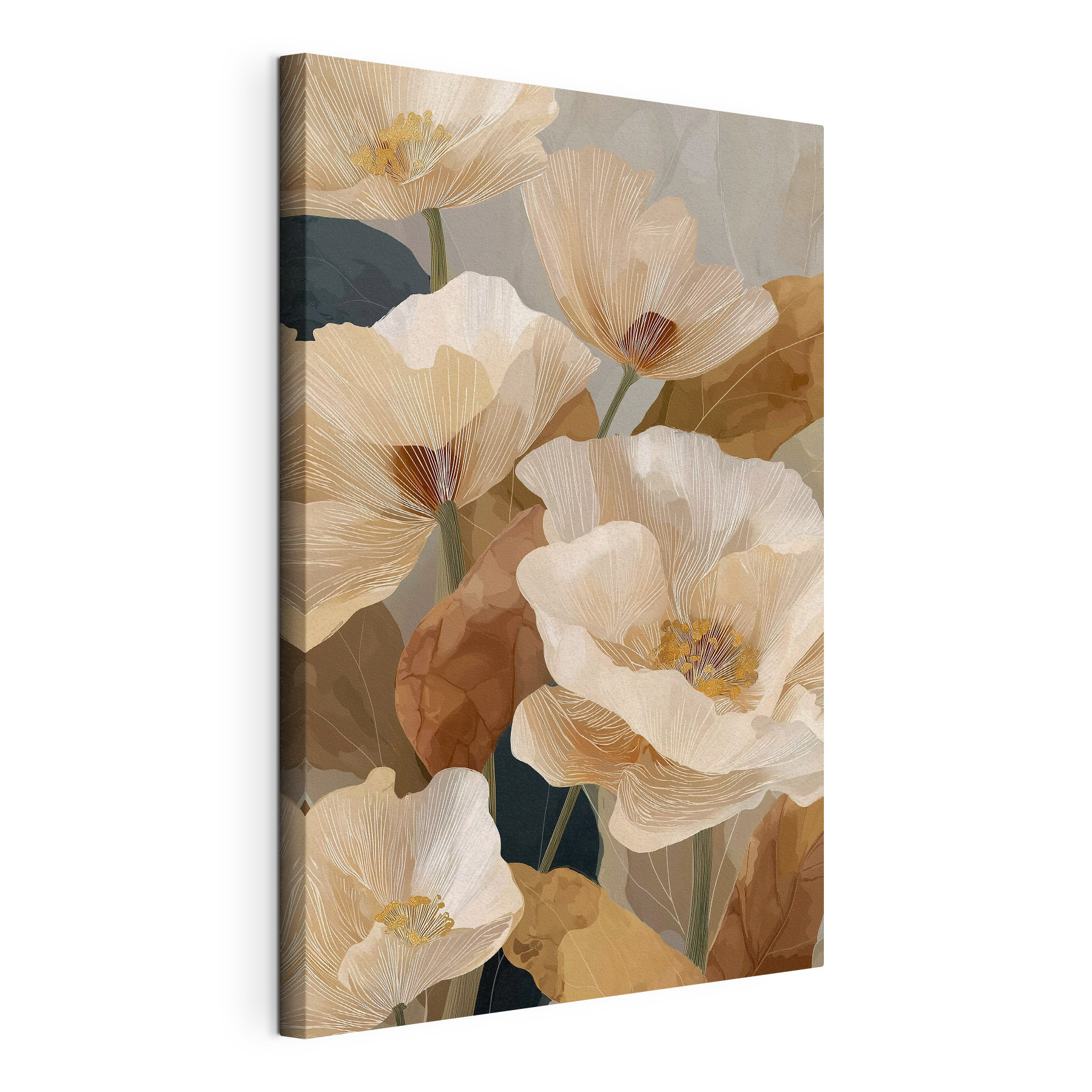 Delicate blooms in soft hues