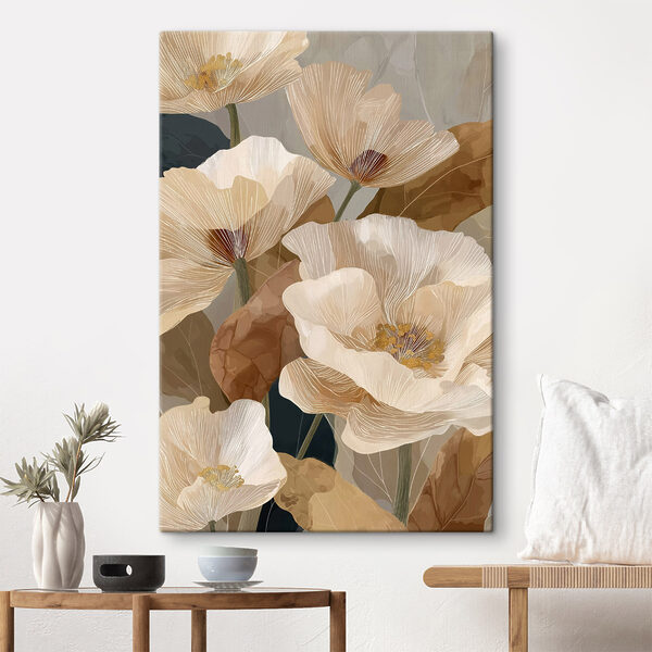 Delicate blooms in soft hues