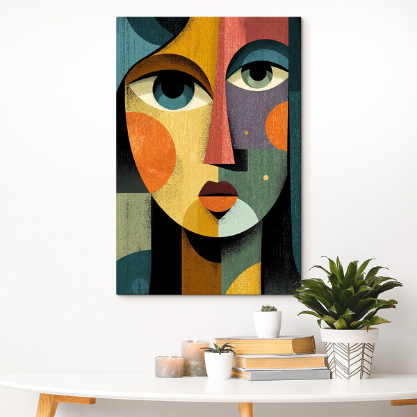 Bold colors meet abstract features Bold colors meet abstract features